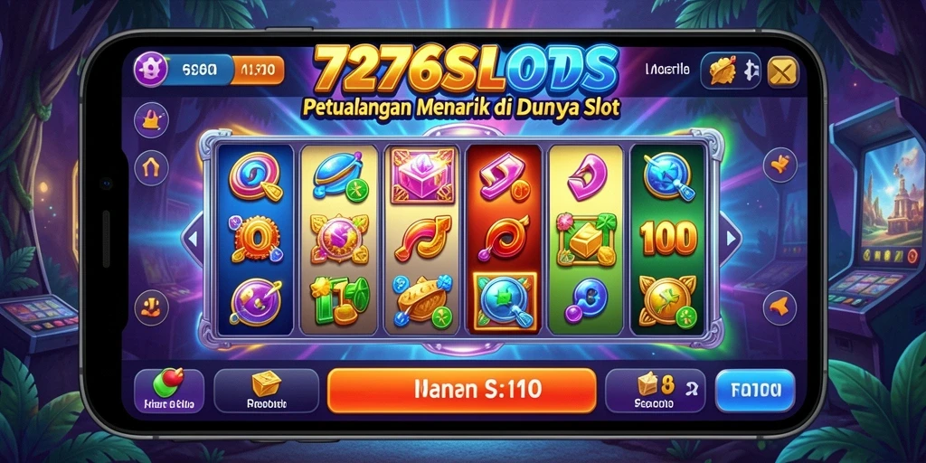 Screenshot gameplay 7276SLOTS dengan tampilan petualangan yang menawan.