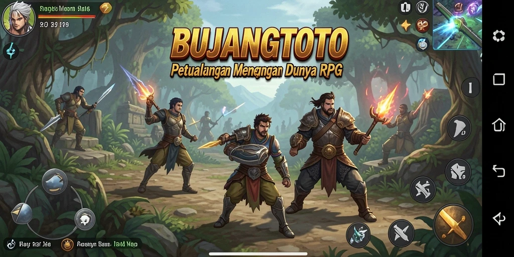 Tampilan gameplay epik dalam dunia BUJANGTOTO yang menakjubkan.