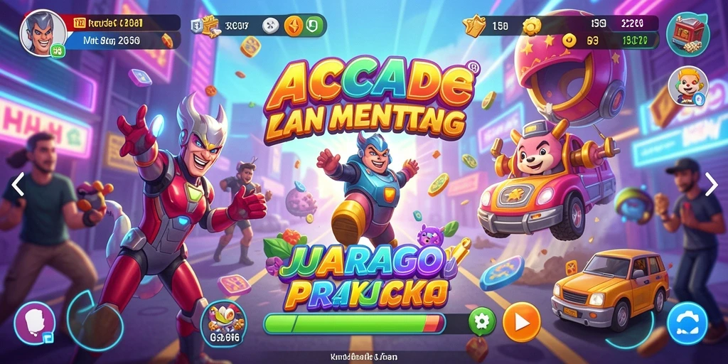 Tangkapan layar JUARAGO menampilkan gameplay seru dan penuh warna.