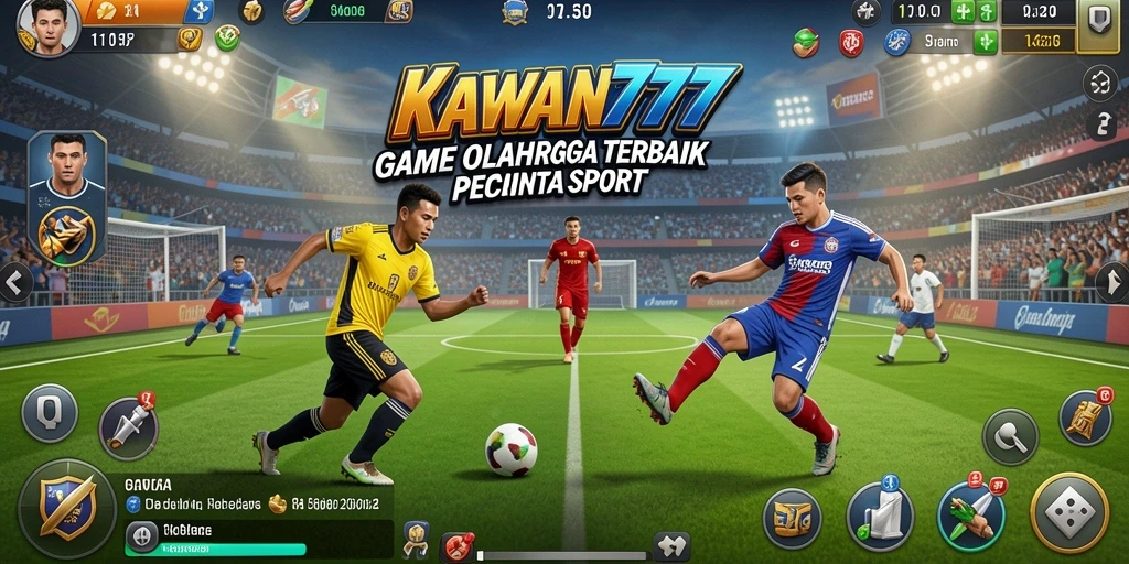 Tampilan seru dari gameplay KAWAN777 yang penuh aksi olahraga.