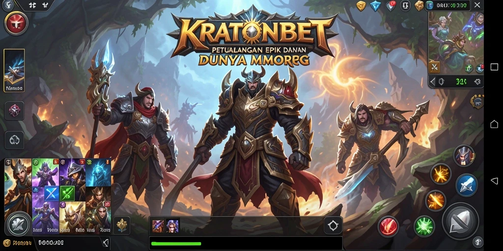 Screenshot gameplay KRATONBET yang menampilkan aksi pertarungan yang mendebarkan.