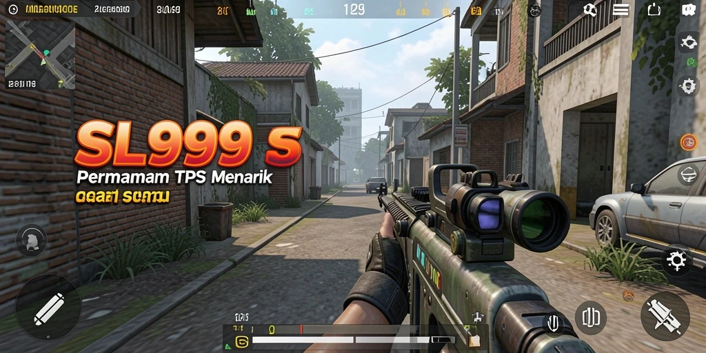 Screenshot gameplay SL999 menampilkan aksi pertarungan yang intens.