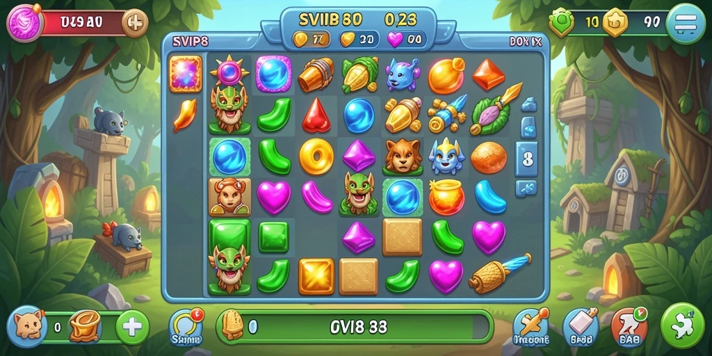 Tampilan gameplay seru dan menantang dalam SVIP8.